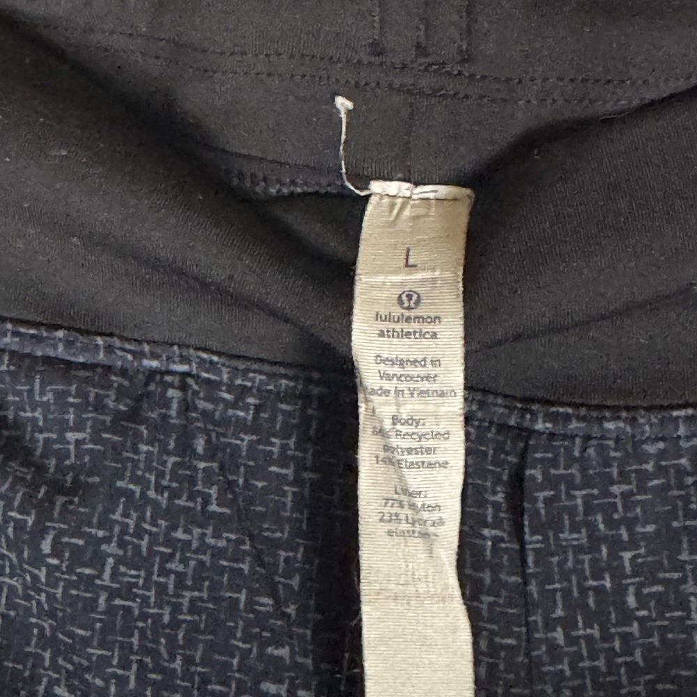 Lululemon Linerless Athletic Shorts T.H.E. Core Size Large Navy Blue Mens - Picture 3 of 9